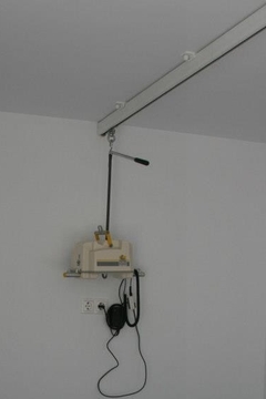 Handi-Move ceiling hoist in the master bedroom