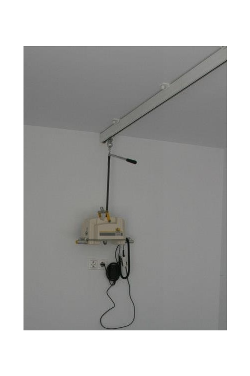 Handi-Move ceiling hoist in the master bedroom