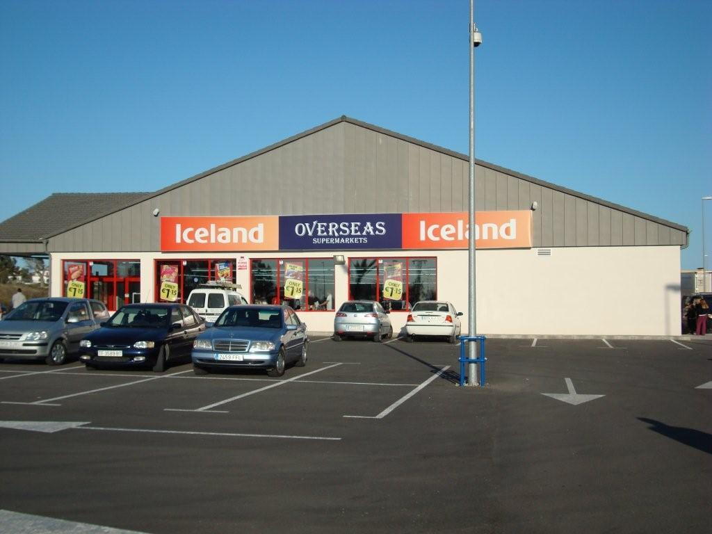 Iceland supermarket